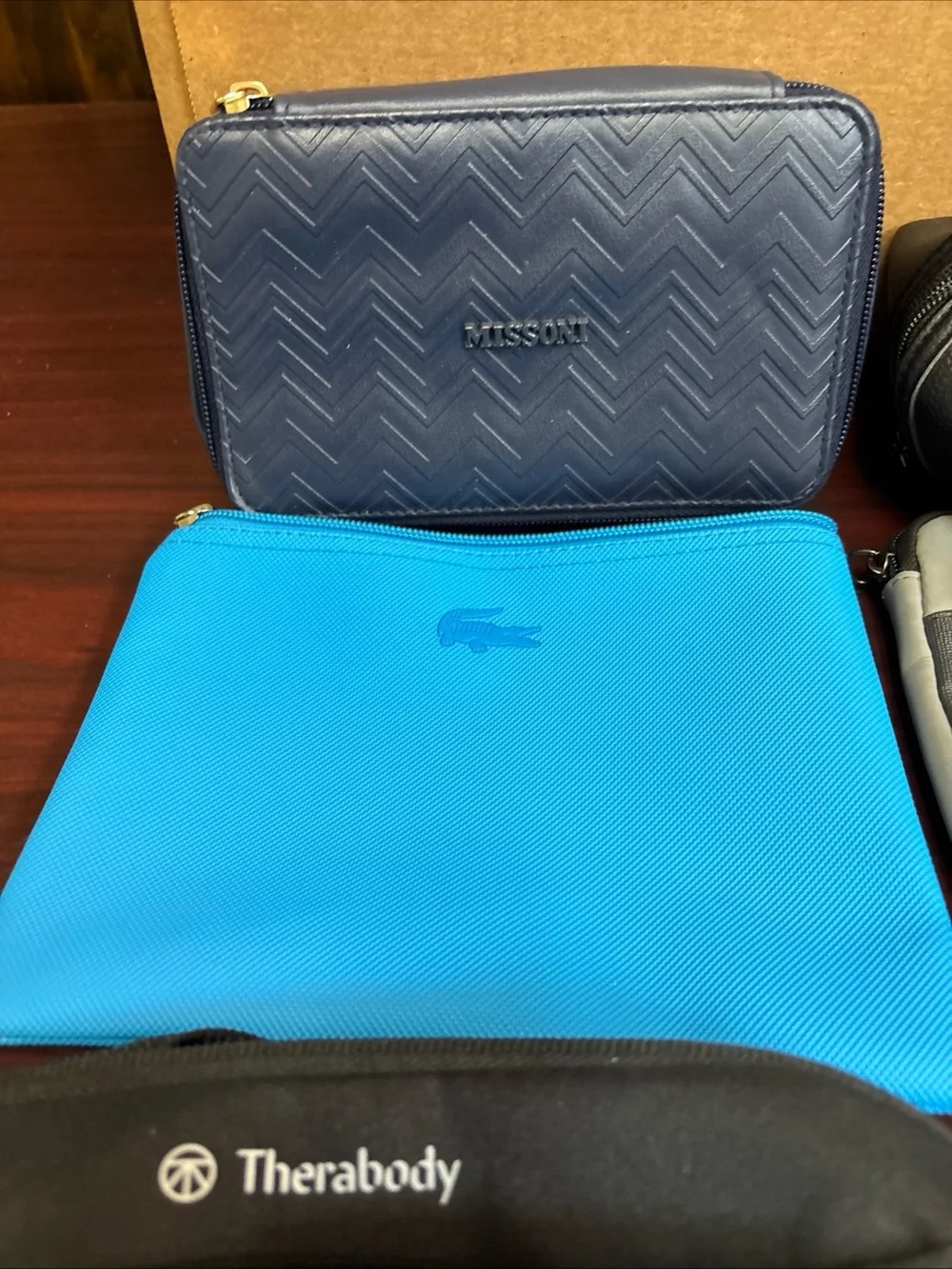 Airlines Travel Amenity Kit Toiletry Bag Delta Lacoste Shinola Brooks Bros Lot 8